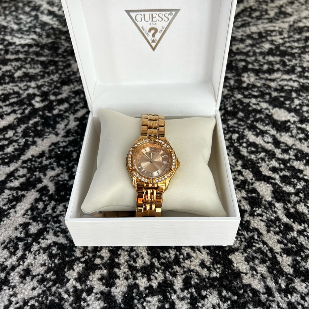 Rose Gold Guess Watch